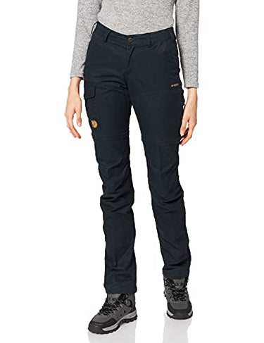 Fjallraven Damen Sport Trousers Karla Pro Zip-Off Trousers W, Dark Navy, 46, 89845 im Sale